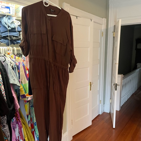 Madewell Lightspun Tapered-Leg Jumpsuit - Picture 4 of 5